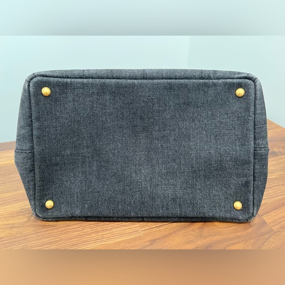 Prada Canapa Denim Tote Bag - Picture 7 of 16